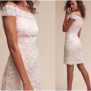 TADASHI SHOJI Viviana Lace Cocktail Dress Women's Size 6 Wedding Rehearsal Bride